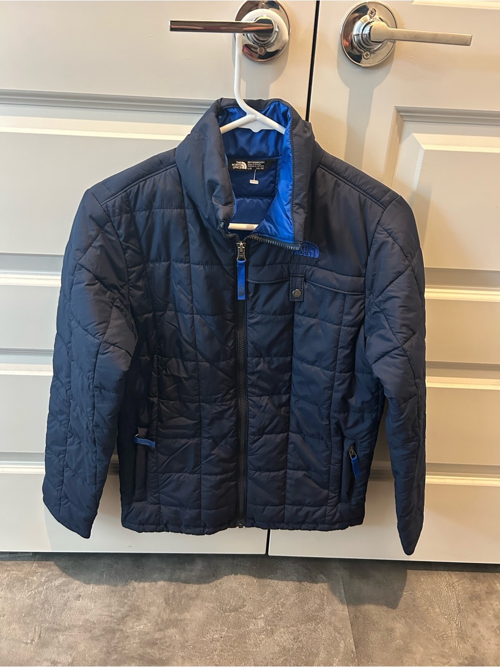 The North Face Harway Insulated Puff Jacket Kid’s Size Large Navy Blue